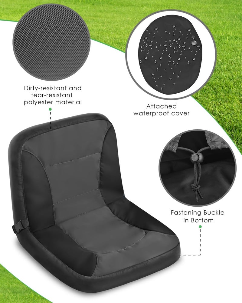 PACETAP Riding Lawn Mower Seat Cover with Waterproof Cover, Durable Polyester Universal Lawn Mower Seat Cover Compatible with John Deere, for Craftsman, for Cub Cadet, for Kubota (Medium) - Image 3